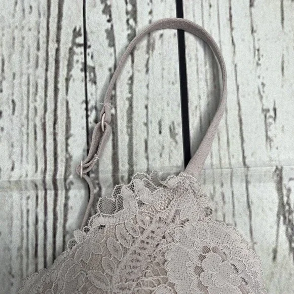 Aerie Bralette Lace Bra 32C Lightly Padded - Picture 3 of 11